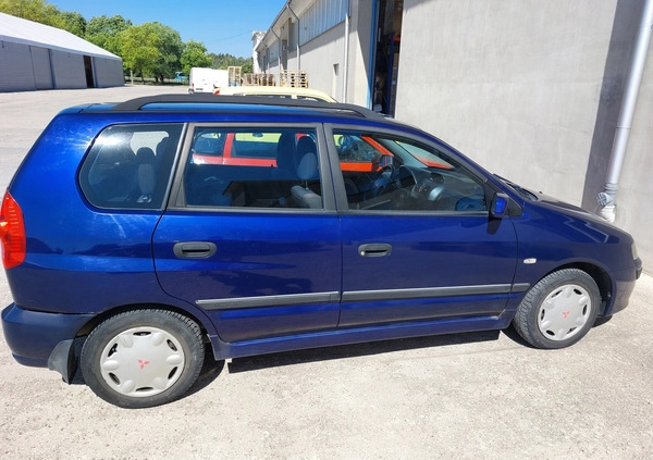 Mitsubishi Space Star cena 3999 przebieg: 290000, rok produkcji 2004 z Tarczyn małe 29
